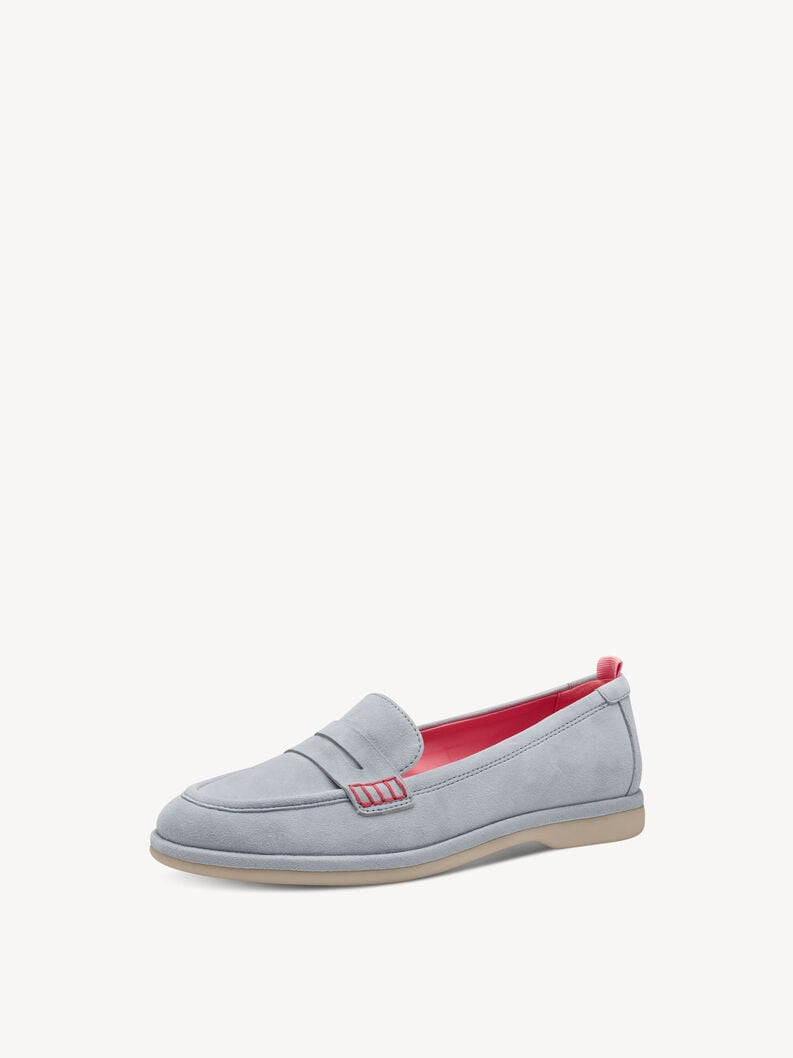 cuir pantoufle bleu 1-24224-44-880 acheter tamaris faible chaussures chaussons en ligne