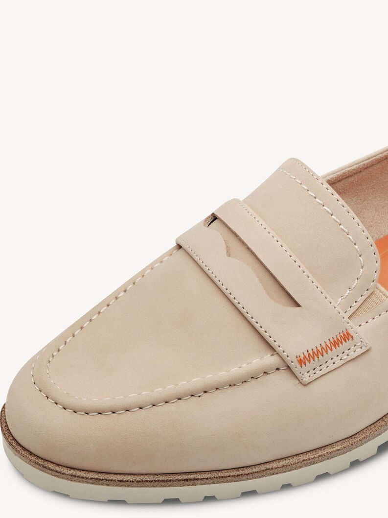 cuir pantoufle - beige 1-24228-44-418 acheter tamaris faible chaussures chaussons en ligne