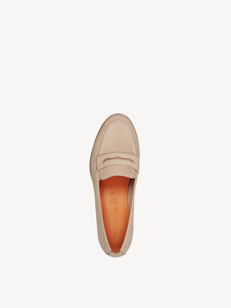cuir pantoufle - beige 1-24228-44-418 acheter tamaris faible chaussures chaussons en ligne