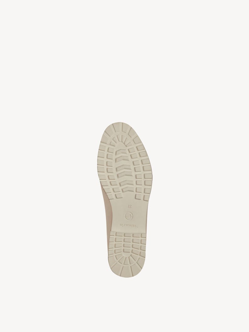 cuir pantoufle - beige 1-24228-44-418 acheter tamaris faible chaussures chaussons en ligne