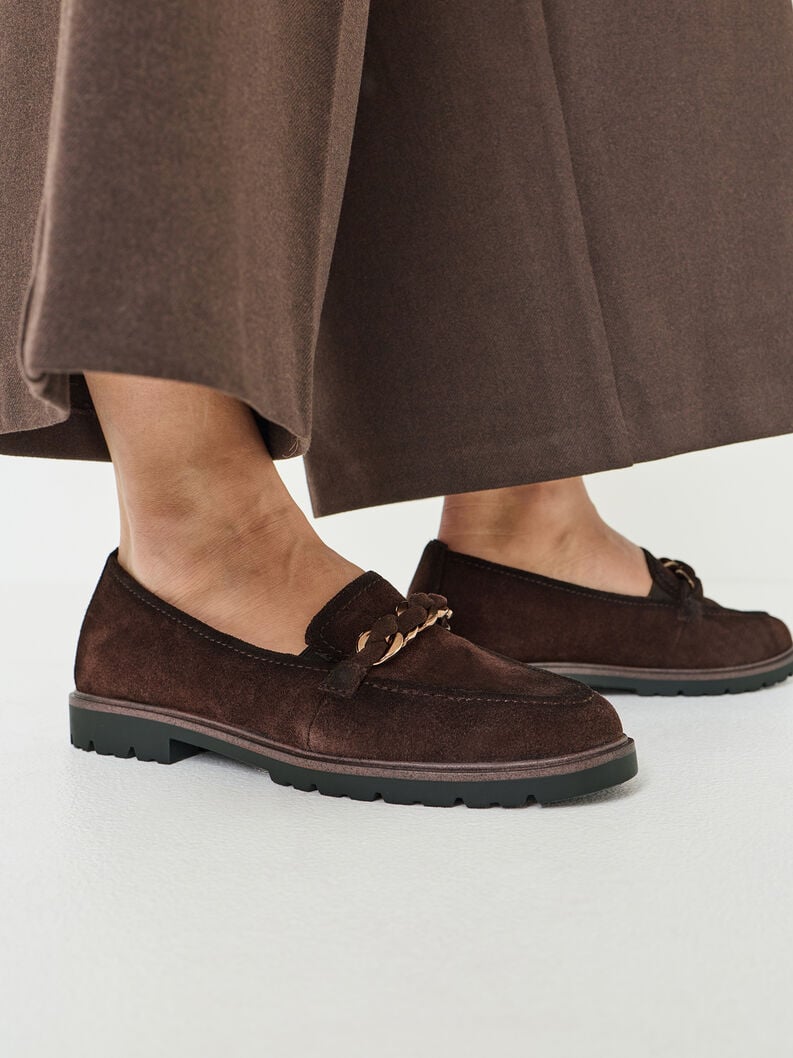cuir slipper - brun 1-24230-45-304 acheter tamaris faible chaussures chaussons en ligne