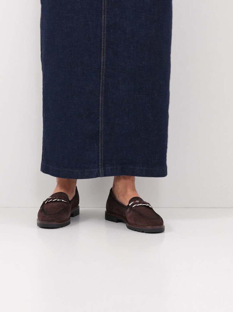 cuir slipper - brun 1-24230-45-304 acheter tamaris faible chaussures chaussons en ligne