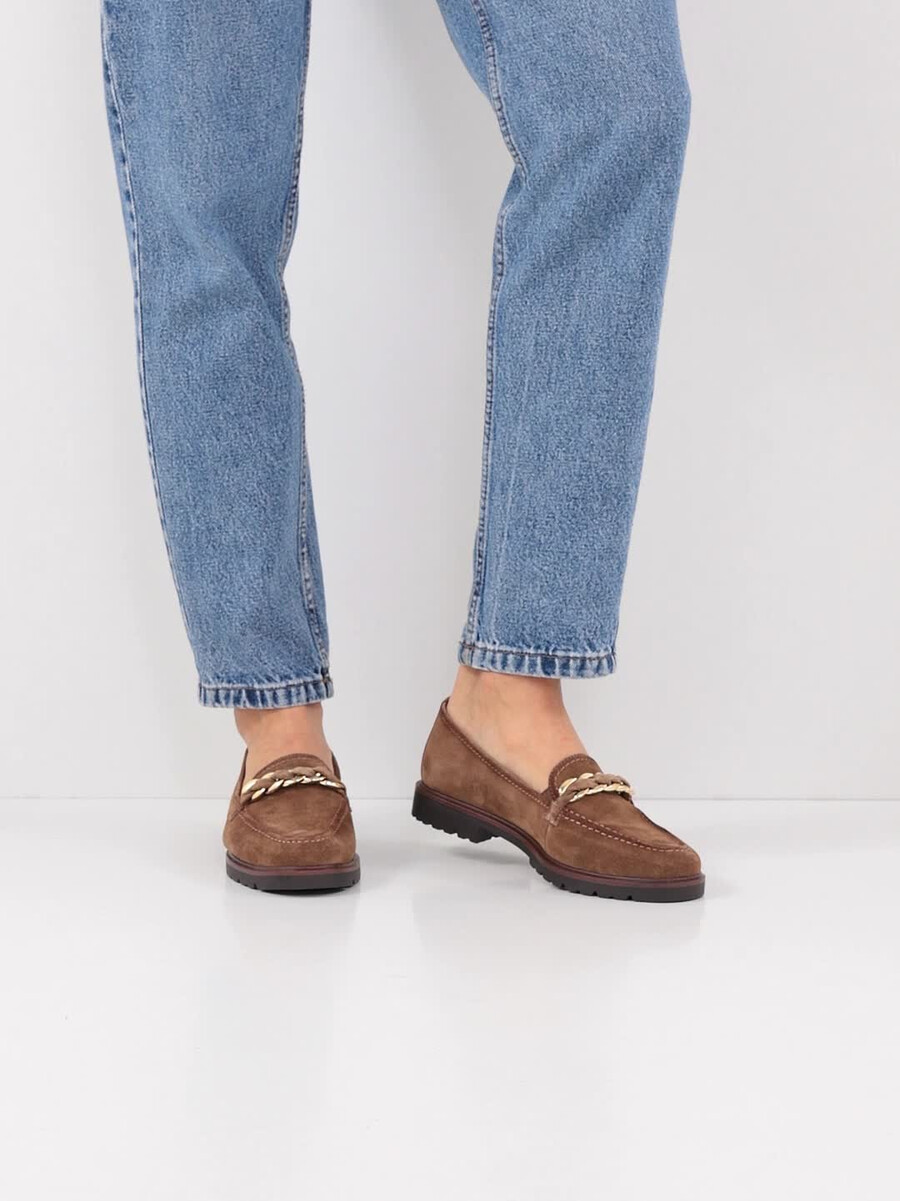cuir slipper - brun 1-24230-45-310 acheter tamaris faible chaussures chaussons en ligne