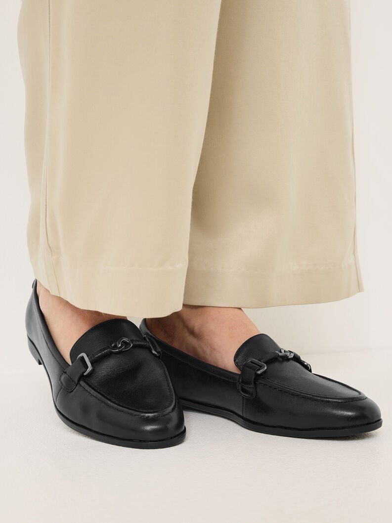 cuir-pantoufles - noir 1-24240-44-003 acheter tamaris faible chaussures chaussons en ligne