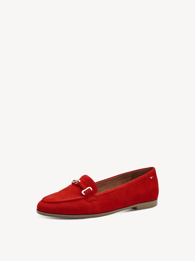 cuir pantoufle rouge 1-24240-44-500 acheter tamaris faible chaussures chaussons en ligne