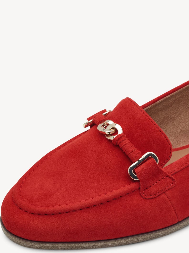 cuir pantoufle rouge 1-24240-44-500 acheter tamaris faible chaussures chaussons en ligne