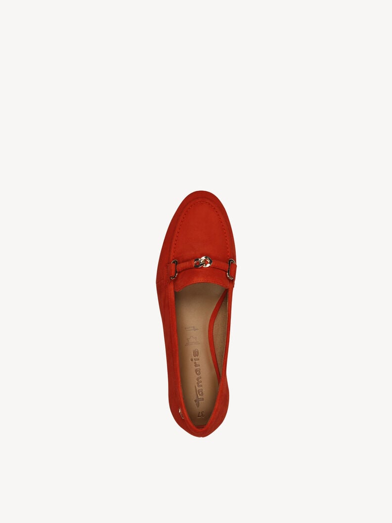 cuir pantoufle rouge 1-24240-44-500 acheter tamaris faible chaussures chaussons en ligne