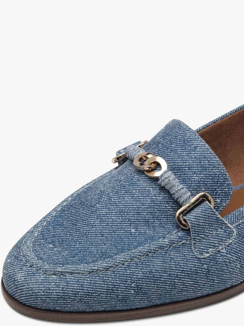 cuir pantoufle bleu 1-24240-44-802 acheter tamaris faible chaussures chaussons en ligne
