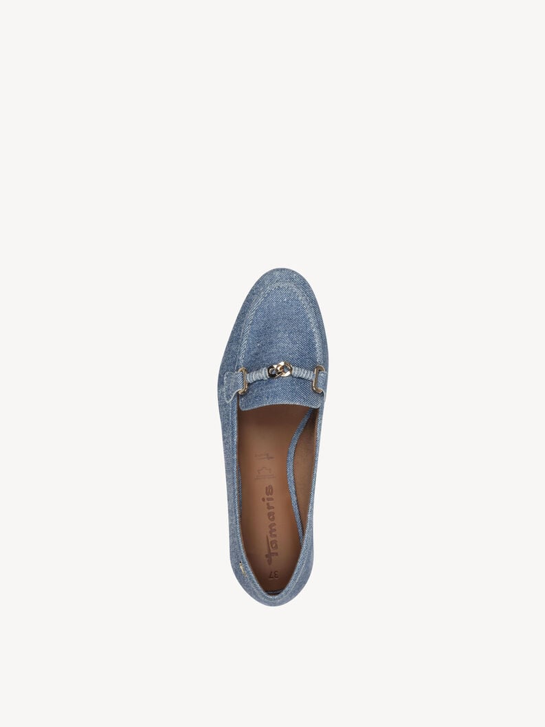 cuir pantoufle bleu 1-24240-44-802 acheter tamaris faible chaussures chaussons en ligne