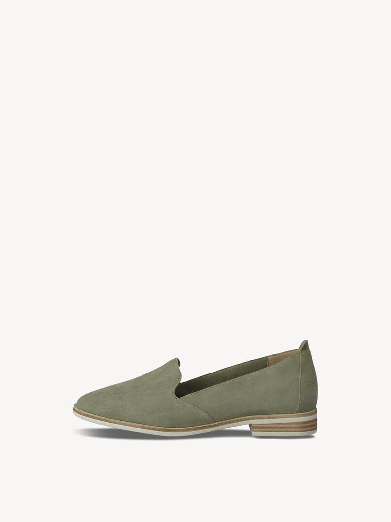 cuir pantoufle verte 1-24298-42-771 acheter tamaris faible chaussures chaussons en ligne