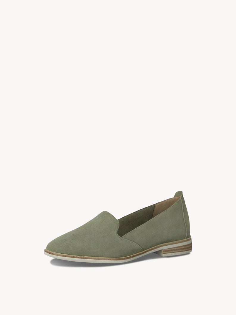 cuir pantoufle verte 1-24298-42-771 acheter tamaris faible chaussures chaussons en ligne