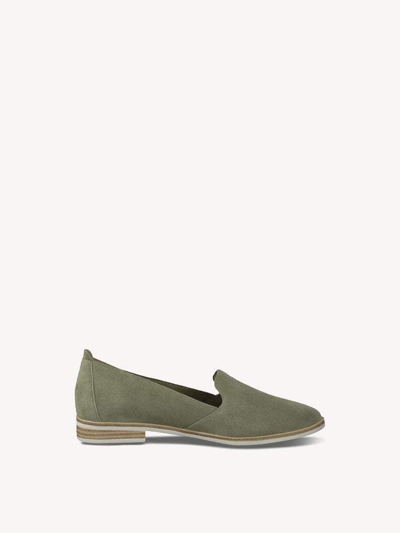 cuir pantoufle verte 1-24298-42-771 acheter tamaris faible chaussures chaussons en ligne