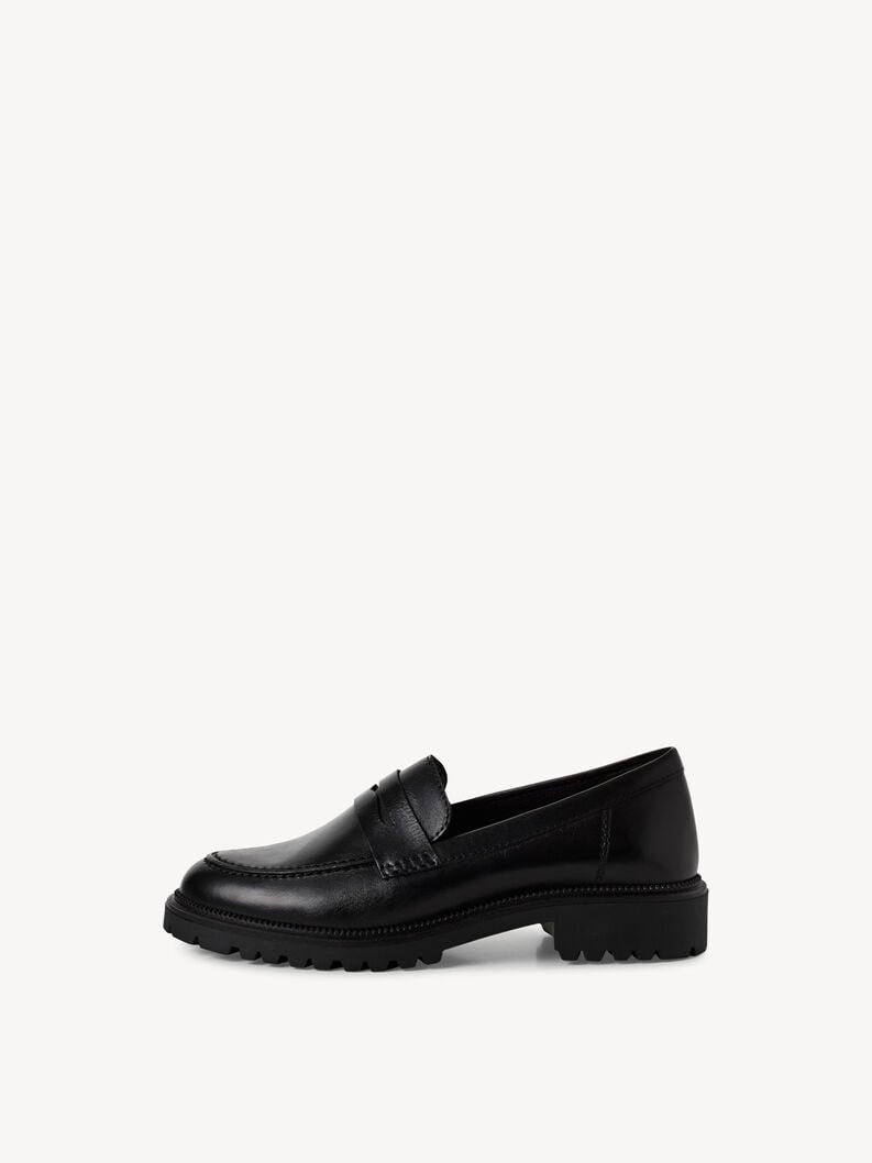 cuir-pantoufles - noir 1-24300-45-003 acheter tamaris faible chaussures chaussons en ligne