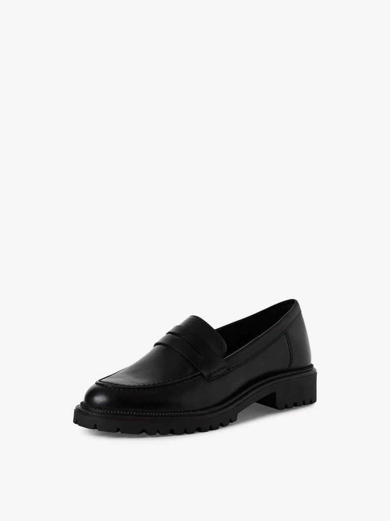 cuir-pantoufles - noir 1-24300-45-003 acheter tamaris faible chaussures chaussons en ligne
