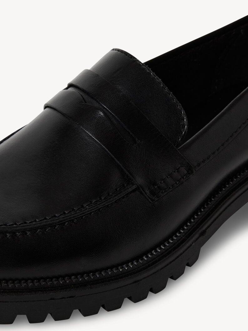 cuir-pantoufles - noir 1-24300-45-003 acheter tamaris faible chaussures chaussons en ligne