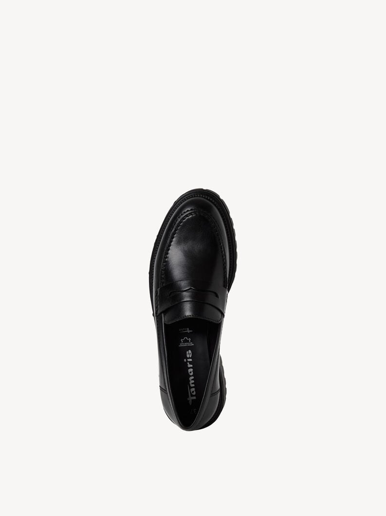 cuir-pantoufles - noir 1-24300-45-003 acheter tamaris faible chaussures chaussons en ligne