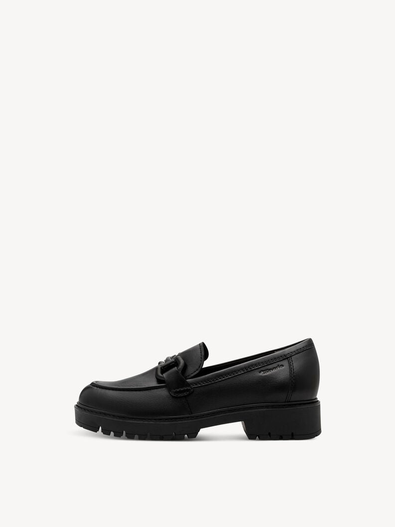 cuir-pantoufles - noir 1-24723-43-003 acheter tamaris faible chaussures chaussons en ligne
