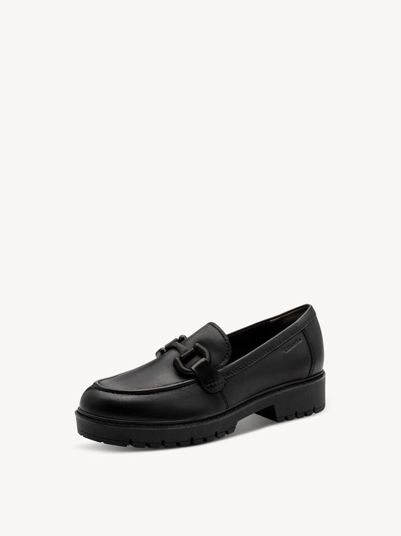 cuir-pantoufles - noir 1-24723-43-003 acheter tamaris faible chaussures chaussons en ligne