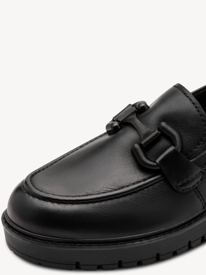 cuir-pantoufles - noir 1-24723-43-003 acheter tamaris faible chaussures chaussons en ligne