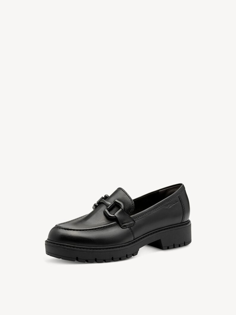 cuir-pantoufles - noir 1-24733-45-003 acheter tamaris faible chaussures chaussons en ligne