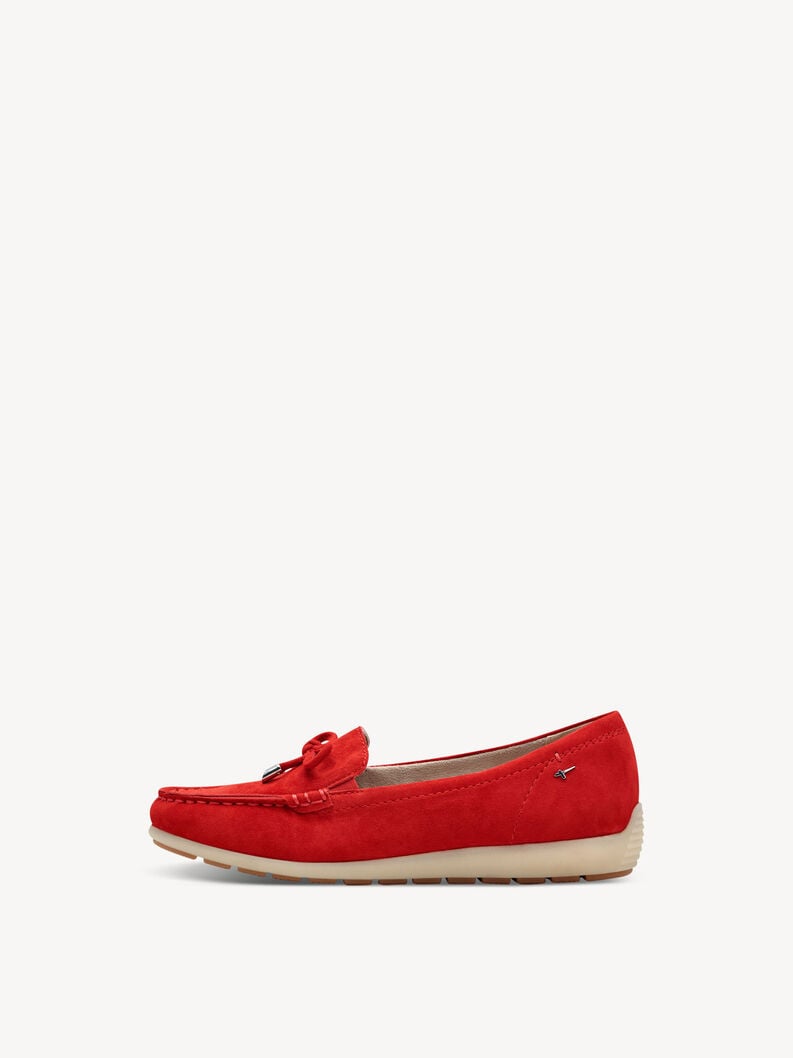 cuir pantoufle rouge 8-84600-44-501 acheter tamaris faible chaussures chaussons en ligne