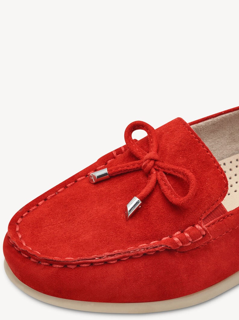 cuir pantoufle rouge 8-84600-44-501 acheter tamaris faible chaussures chaussons en ligne