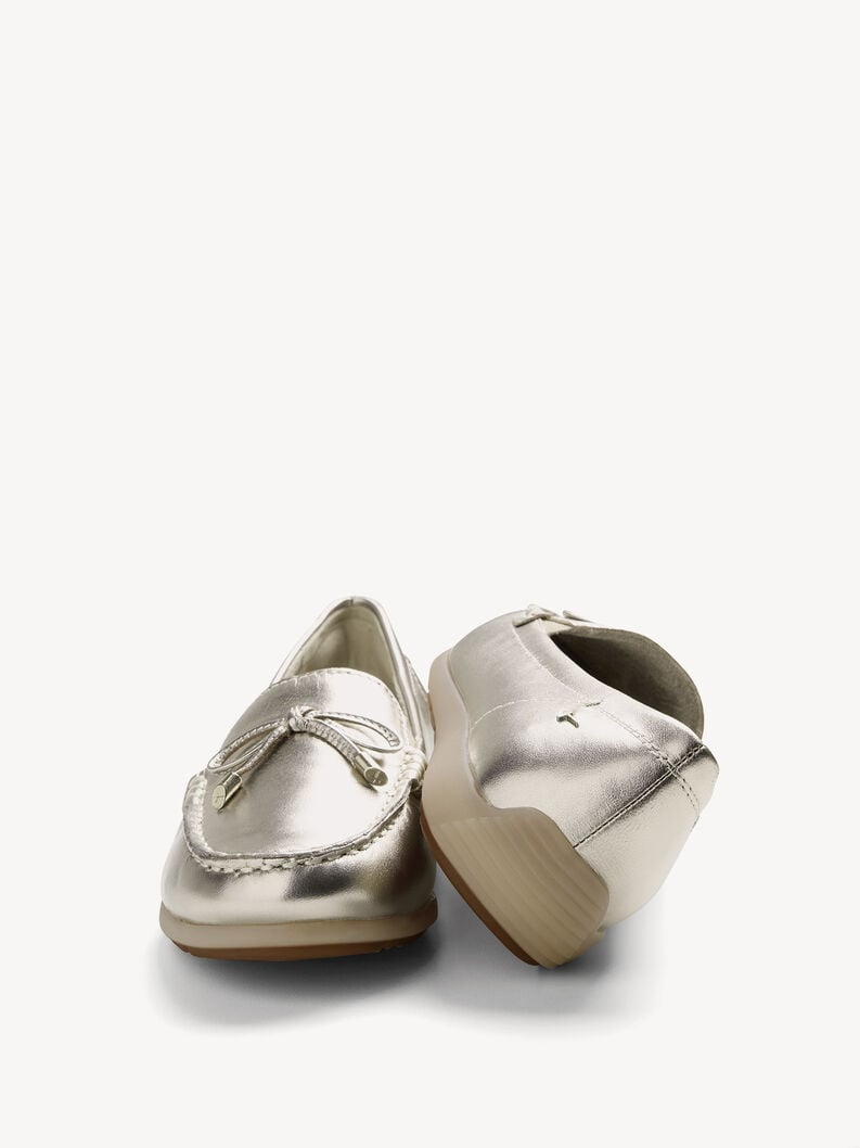 cuir pantoufle dor 8-84600-44-909 acheter tamaris faible chaussures chaussons en ligne