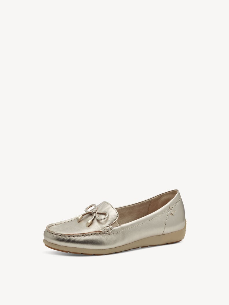 cuir pantoufle dor 8-84600-44-909 acheter tamaris faible chaussures chaussons en ligne