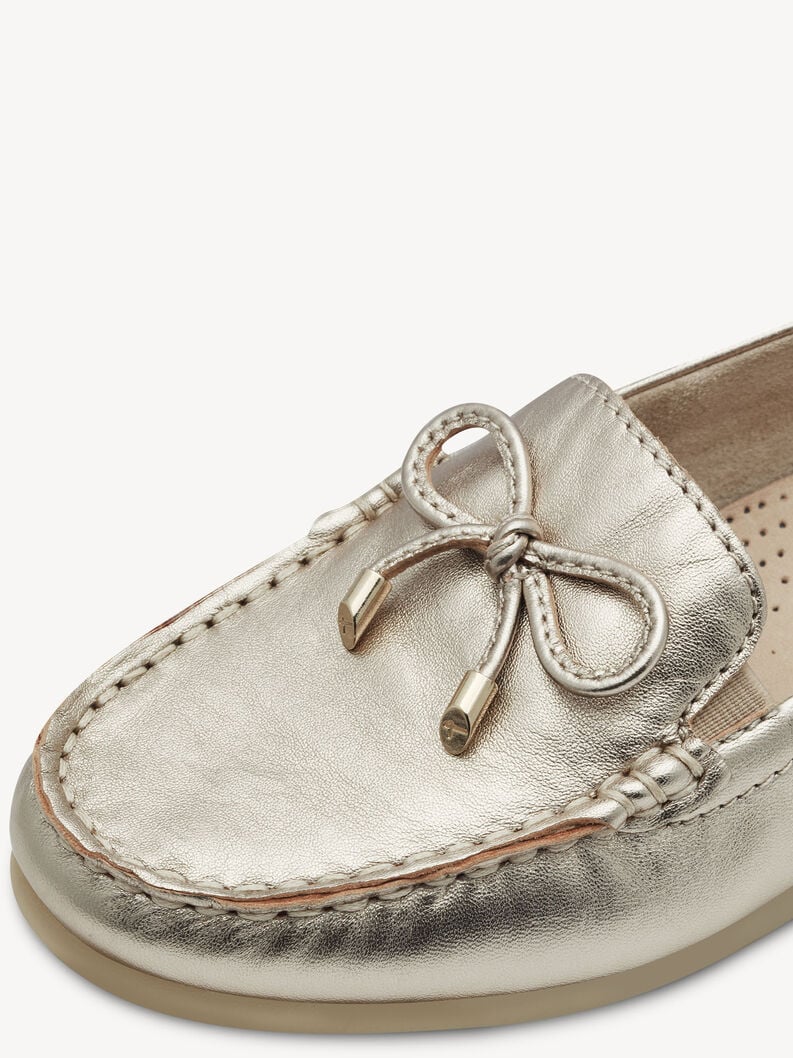cuir pantoufle dor 8-84600-44-909 acheter tamaris faible chaussures chaussons en ligne