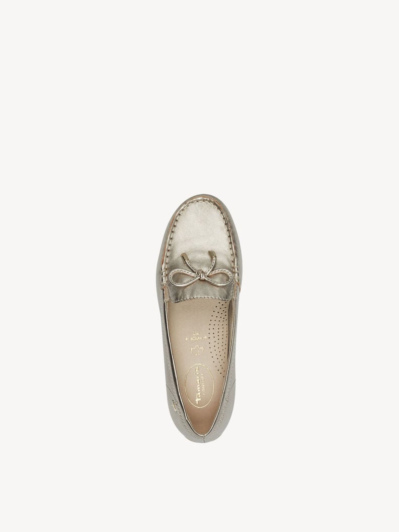 cuir pantoufle dor 8-84600-44-909 acheter tamaris faible chaussures chaussons en ligne