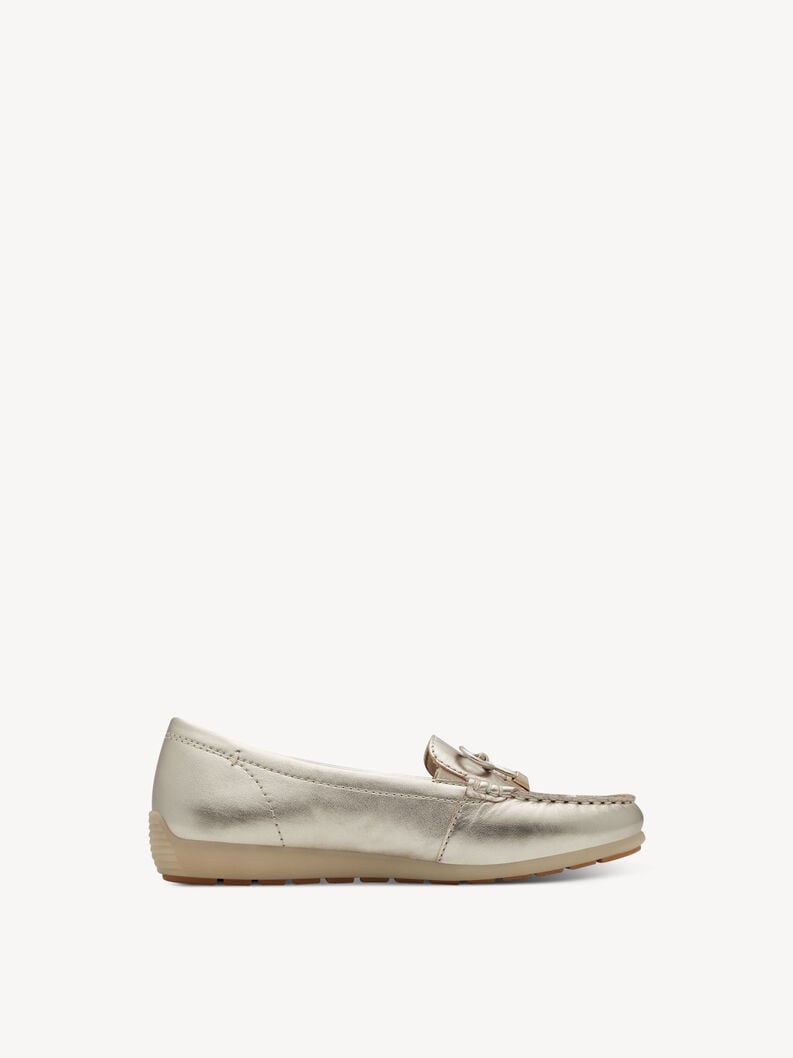 cuir pantoufle dor 8-84600-44-909 acheter tamaris faible chaussures chaussons en ligne