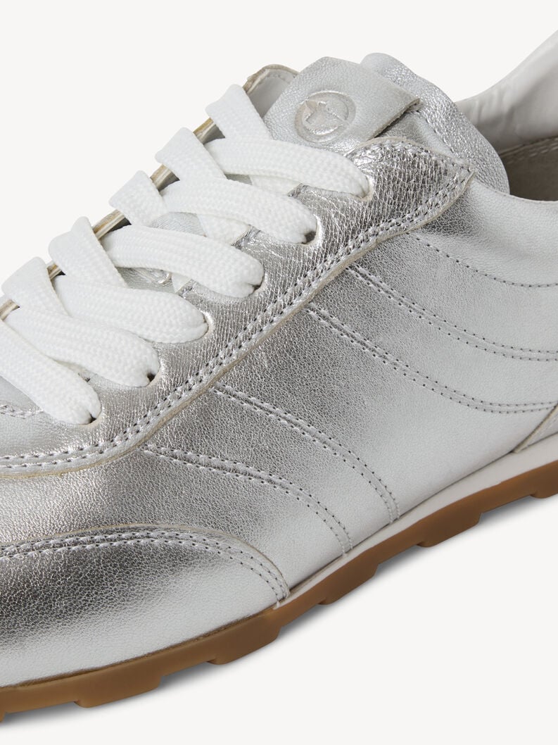 cuir sneaker - argent 1-23611-44-993 acheter des baskets tamaris en ligne