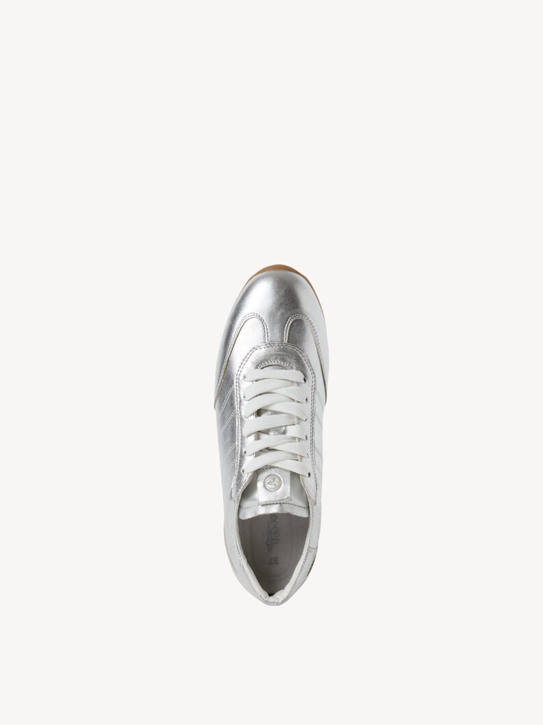 cuir sneaker - argent 1-23611-44-993 acheter des baskets tamaris en ligne