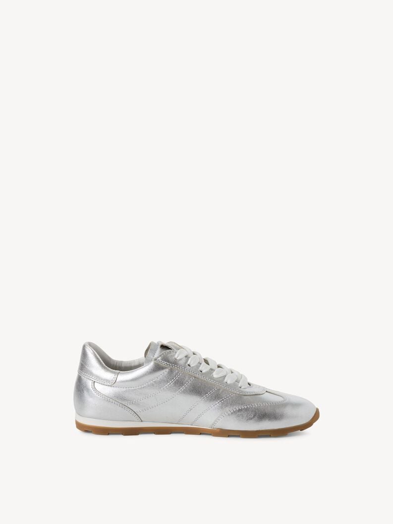 cuir sneaker - argent 1-23611-44-993 acheter des baskets tamaris en ligne