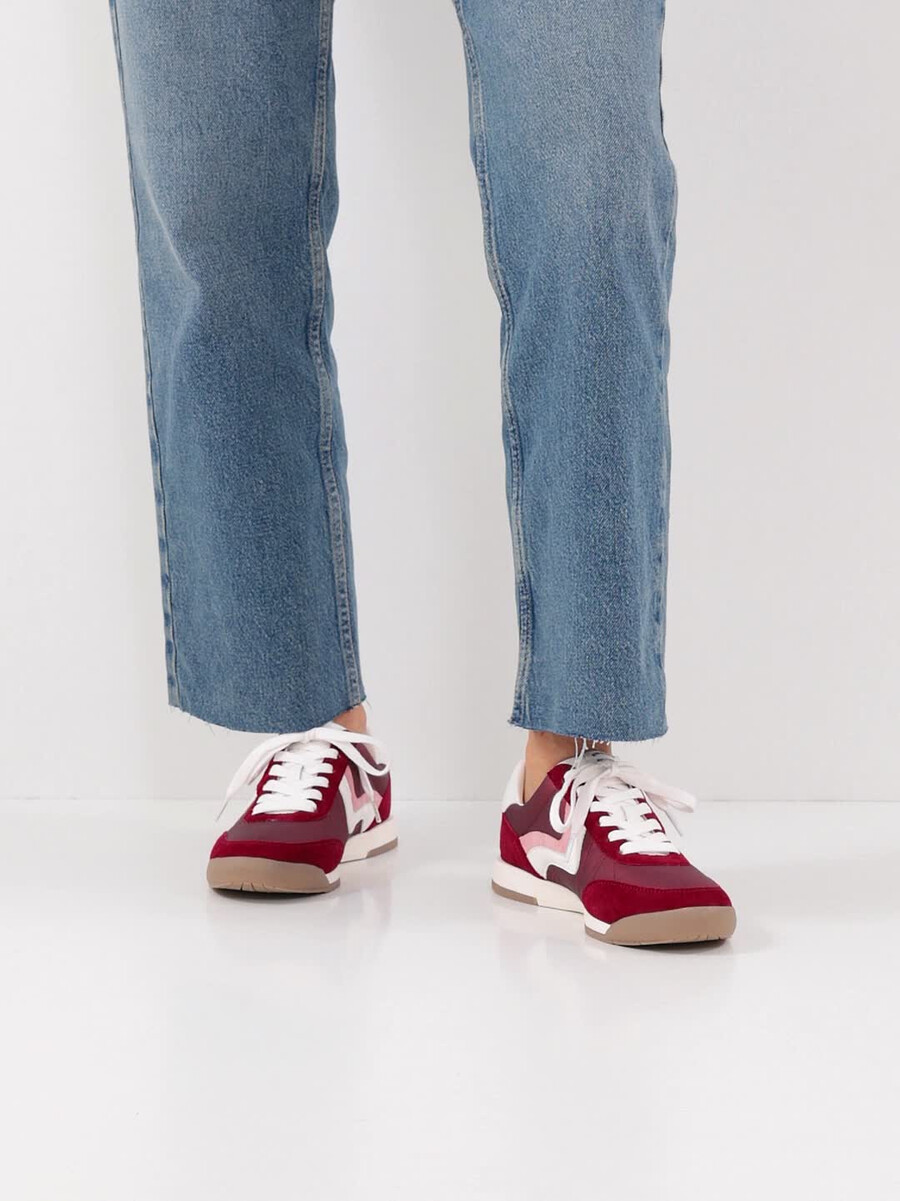 sneaker - rouge 1-23665-45-500 acheter des baskets tamaris en ligne