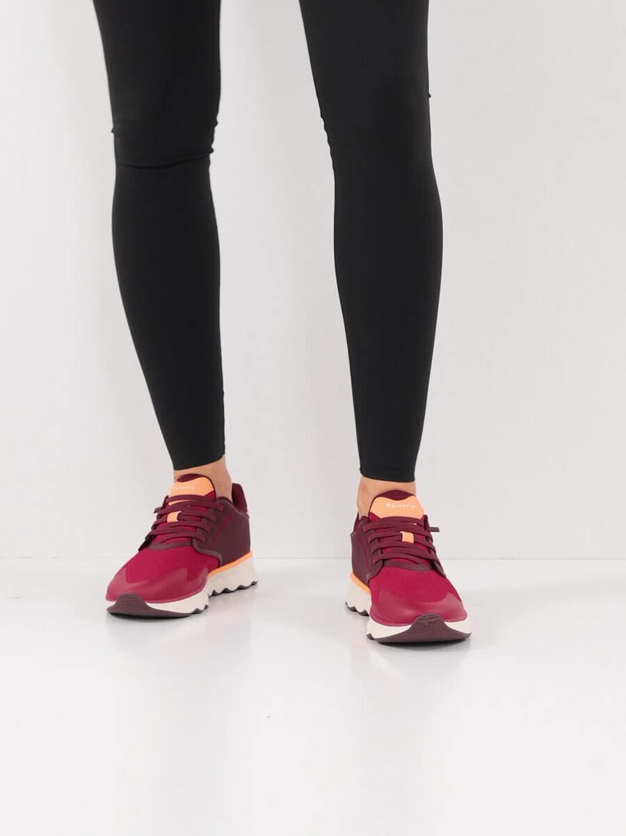 nowana sneaker - rouge 1-23700-44-597 acheter des baskets tamaris en ligne