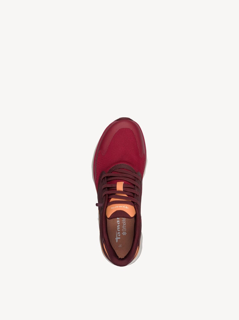 nowana sneaker - rouge 1-23700-44-597 acheter des baskets tamaris en ligne