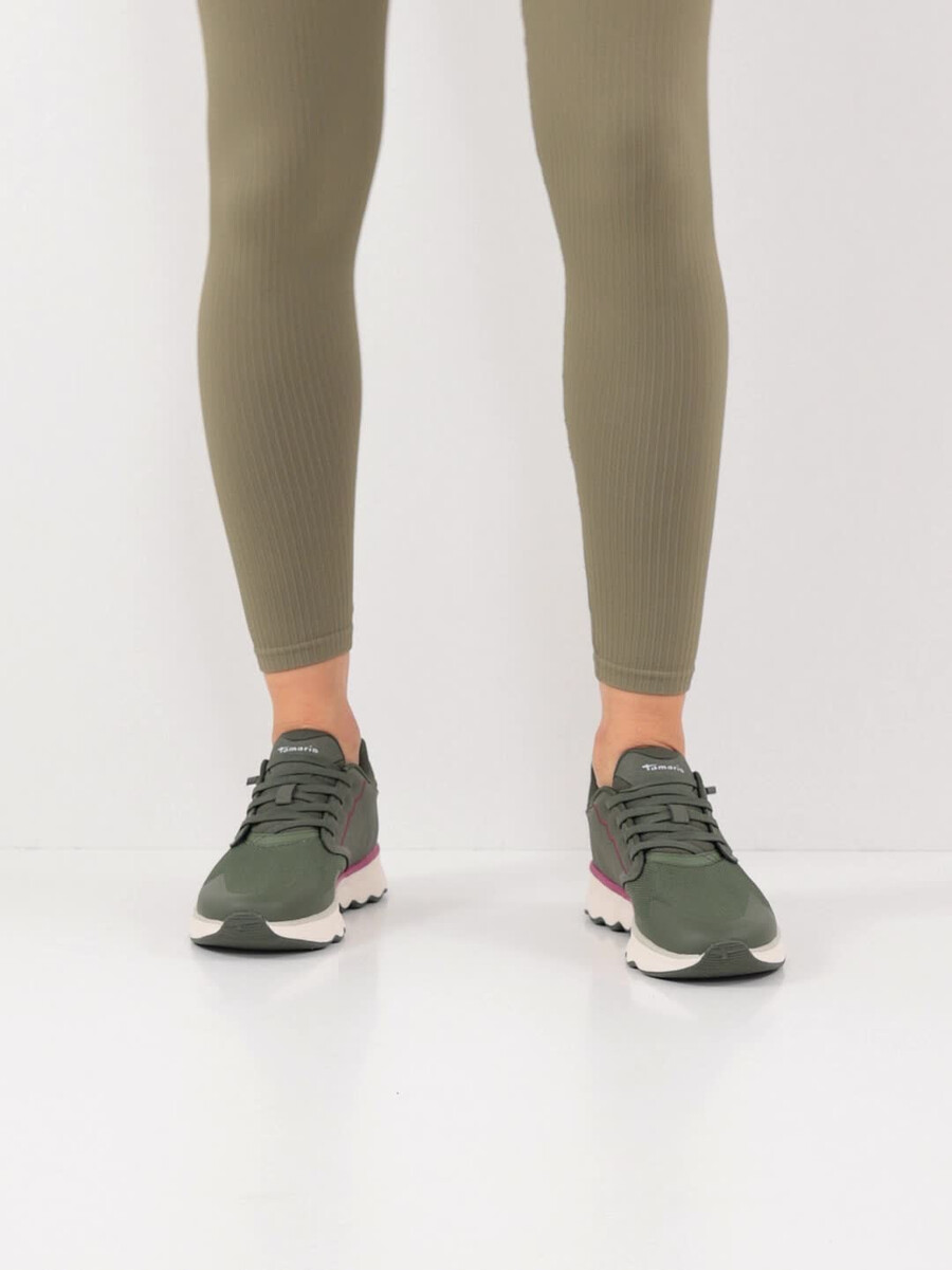 nowana sneaker - vert 1-23700-44-761 acheter des baskets tamaris en ligne