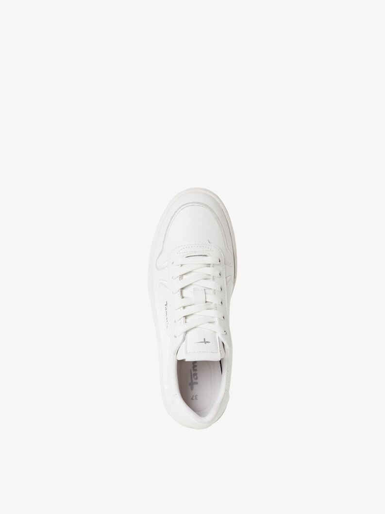 cuir sneaker - blanc 1-23701-45-117 acheter des baskets tamaris en ligne