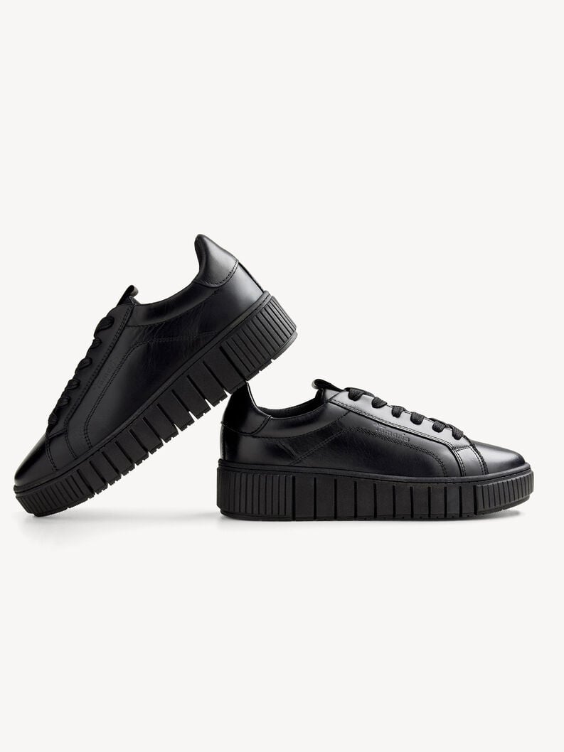 cuir sneaker - noir 1-23708-45-003 acheter des baskets tamaris en ligne