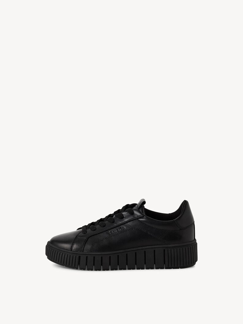 cuir sneaker - noir 1-23708-45-003 acheter des baskets tamaris en ligne