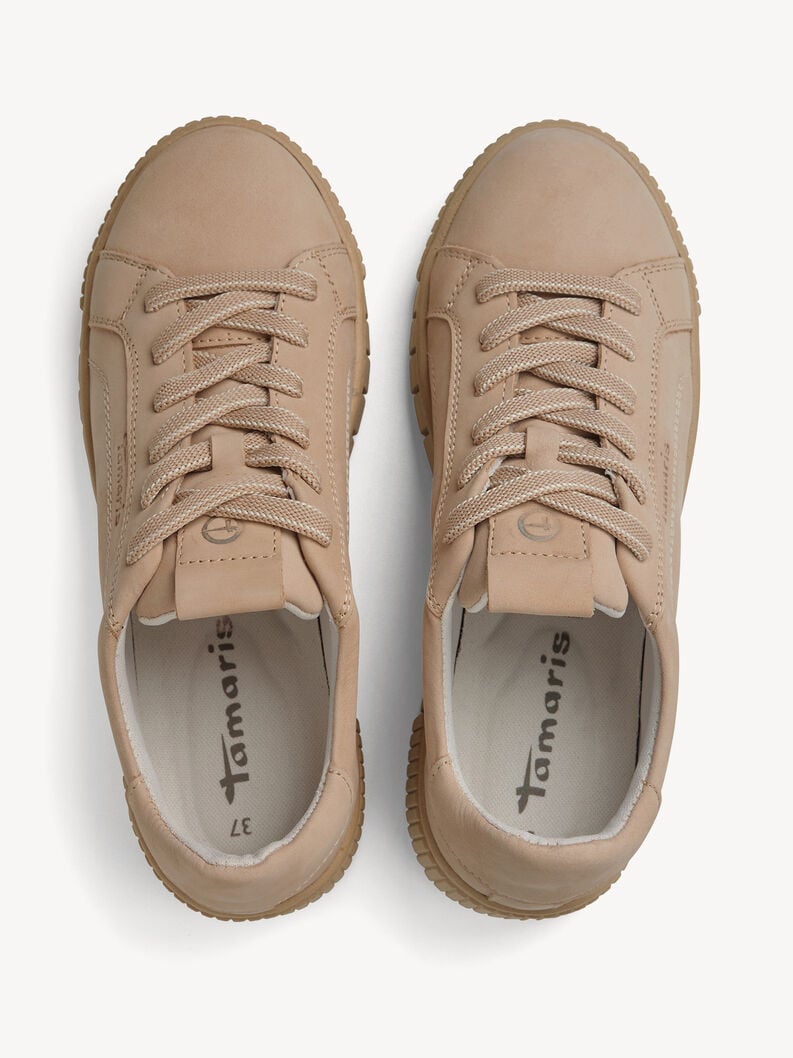 cuir sneaker - brun 1-23708-45-374 acheter des baskets tamaris en ligne