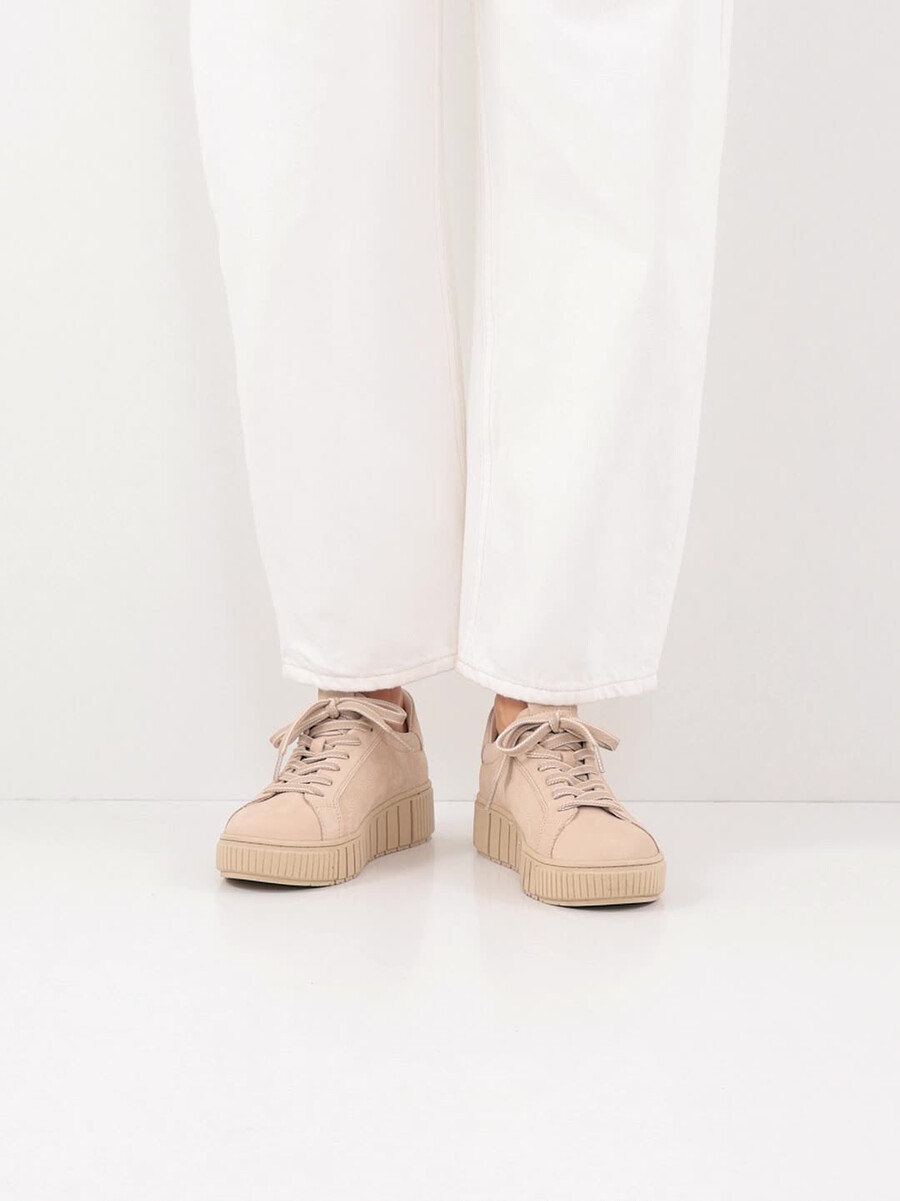 cuir sneaker - brun 1-23708-45-374 acheter des baskets tamaris en ligne