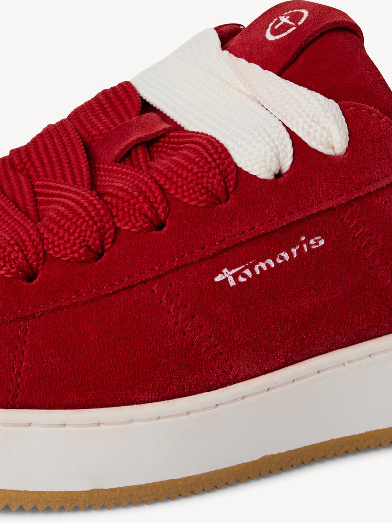 cuir sneaker - rouge 1-23716-43-500 acheter des baskets tamaris en ligne