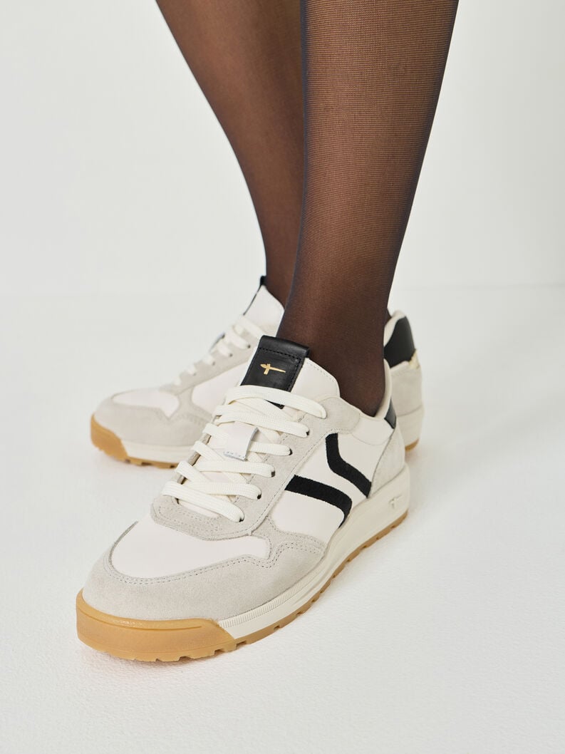 cuir sneaker beige 1-23718-45-430 acheter des baskets tamaris en ligne