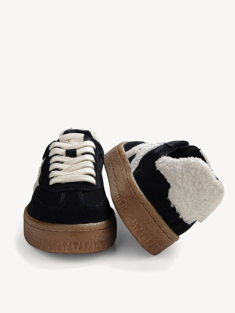 cuir sneaker - noir 1-23723-44-083 acheter des baskets tamaris en ligne