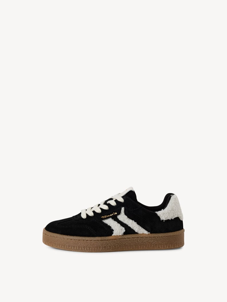 cuir sneaker - noir 1-23723-44-083 acheter des baskets tamaris en ligne