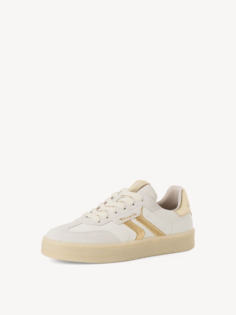 cuir sneaker - blanc 1-23723-44-132 acheter des baskets tamaris en ligne