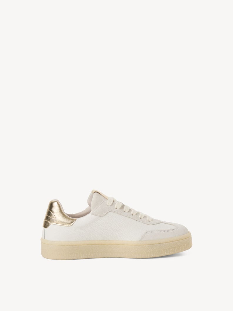 cuir sneaker - blanc 1-23723-44-132 acheter des baskets tamaris en ligne