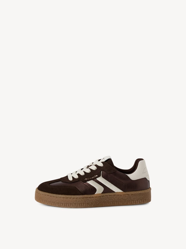 cuir sneaker - brun 1-23723-44-323 acheter des baskets tamaris en ligne